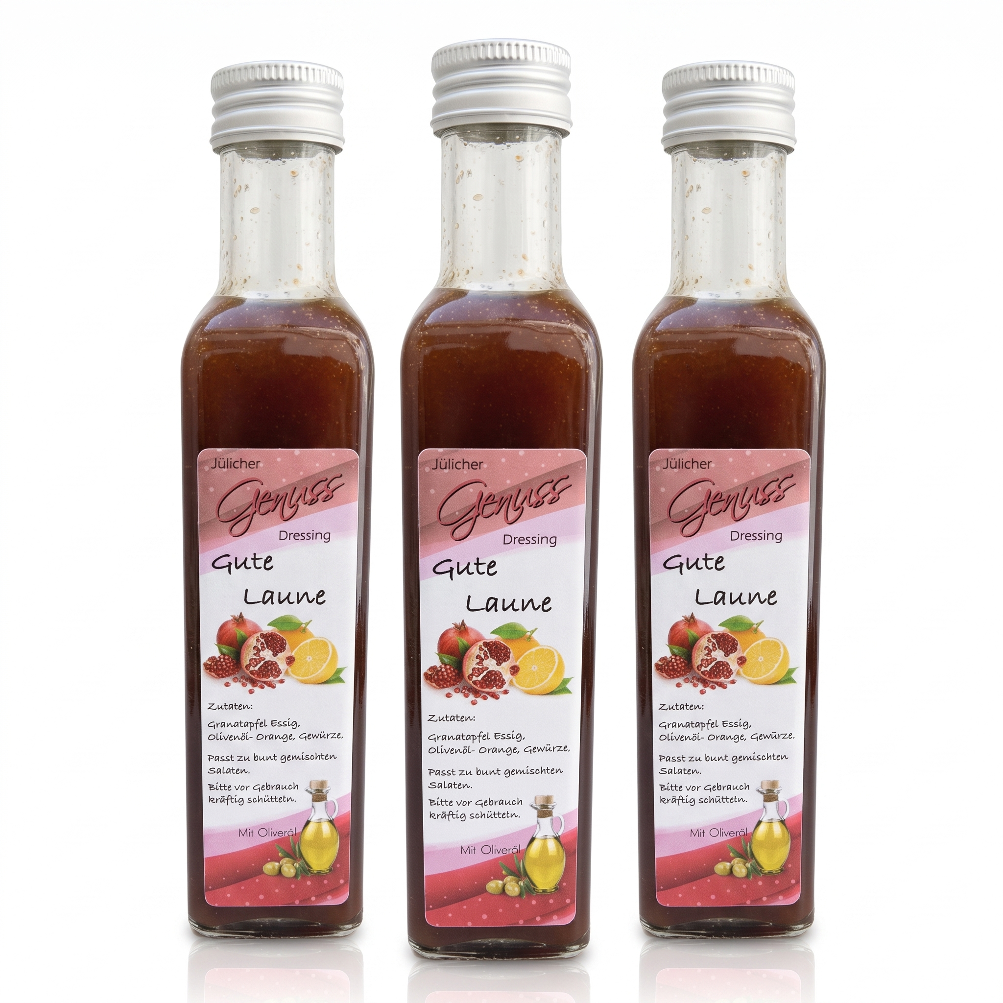 Gute Laune Salatdressing mit Granatapfel
