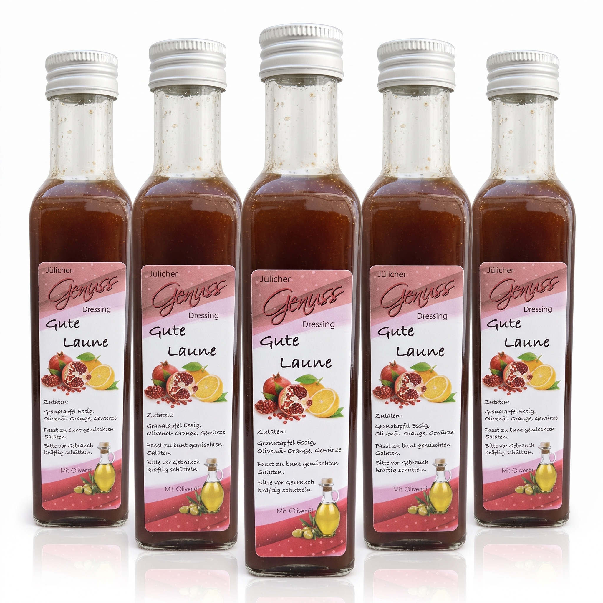 Gute Laune Salatdressing mit Granatapfel