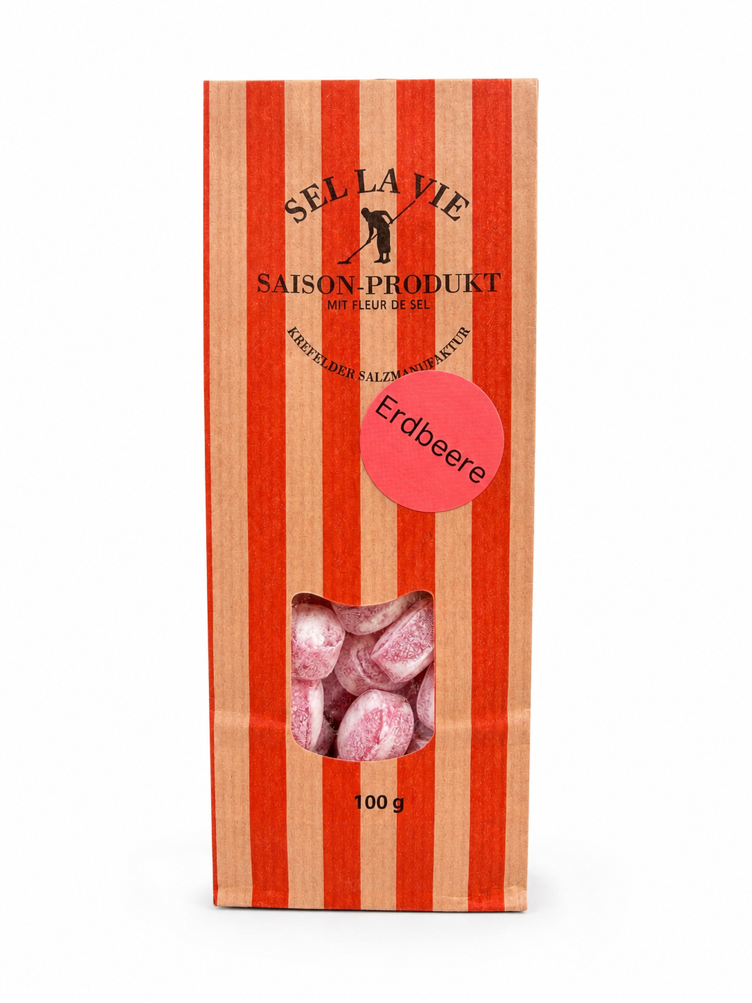 Erdbeer Bonbons mit Fleur de Sel – Fruchtig-süße Bonbons mit feiner Salznote von Sellavie