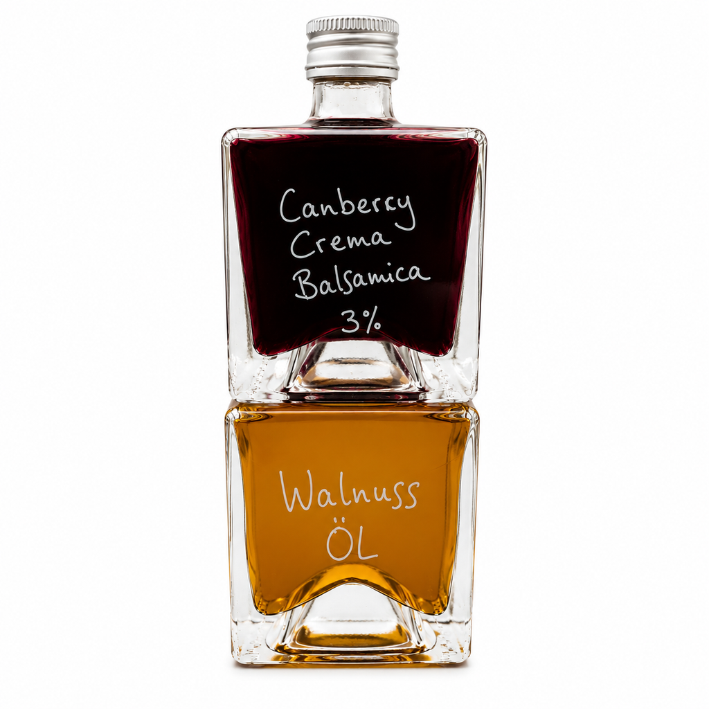 Duo Genussflasche – Essig & Öl Geschenkset