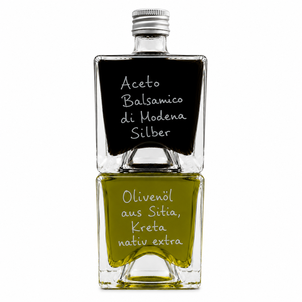 Duo Genussflasche – Essig & Öl Geschenkset