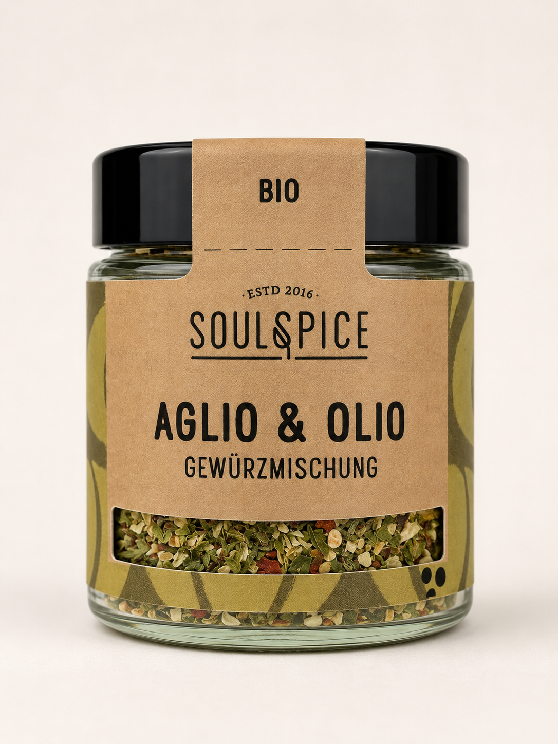 SoulSpice Aglio & Olio Bio Gewürzmischung – Fair gehandelt für Pasta & mediterrane Gerichte