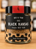SoulSpice Black Kansas Beef Rub – Bio BBQ Pfeffergewürz für Steak & Beef