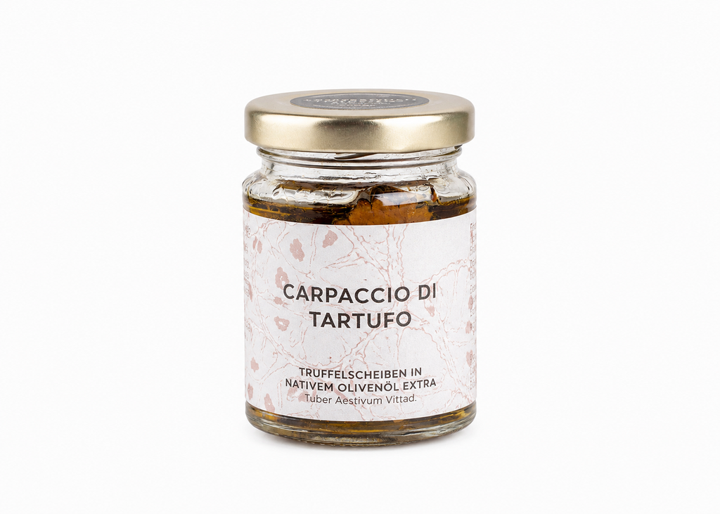 Sommertrüffel in Scheiben – Carpaccio di Tartufo von Vitelium