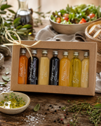 Essig & Öl Miniaturset – 7 Feinkost-Spezialitäten zum Probieren (7 x 40 ml)