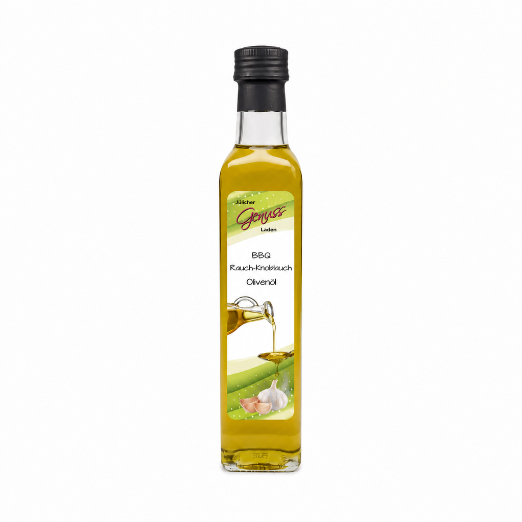 BBQ Rauchöl – Smoked Olive & Garlic