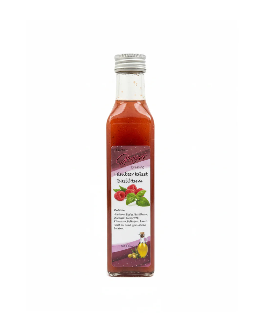 Himbeer küsst Basilikum Salatdressing MINI