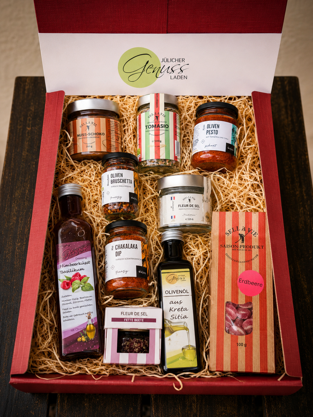 Geschenk einfach so – Feinkost Geschenkbox für Genießer
