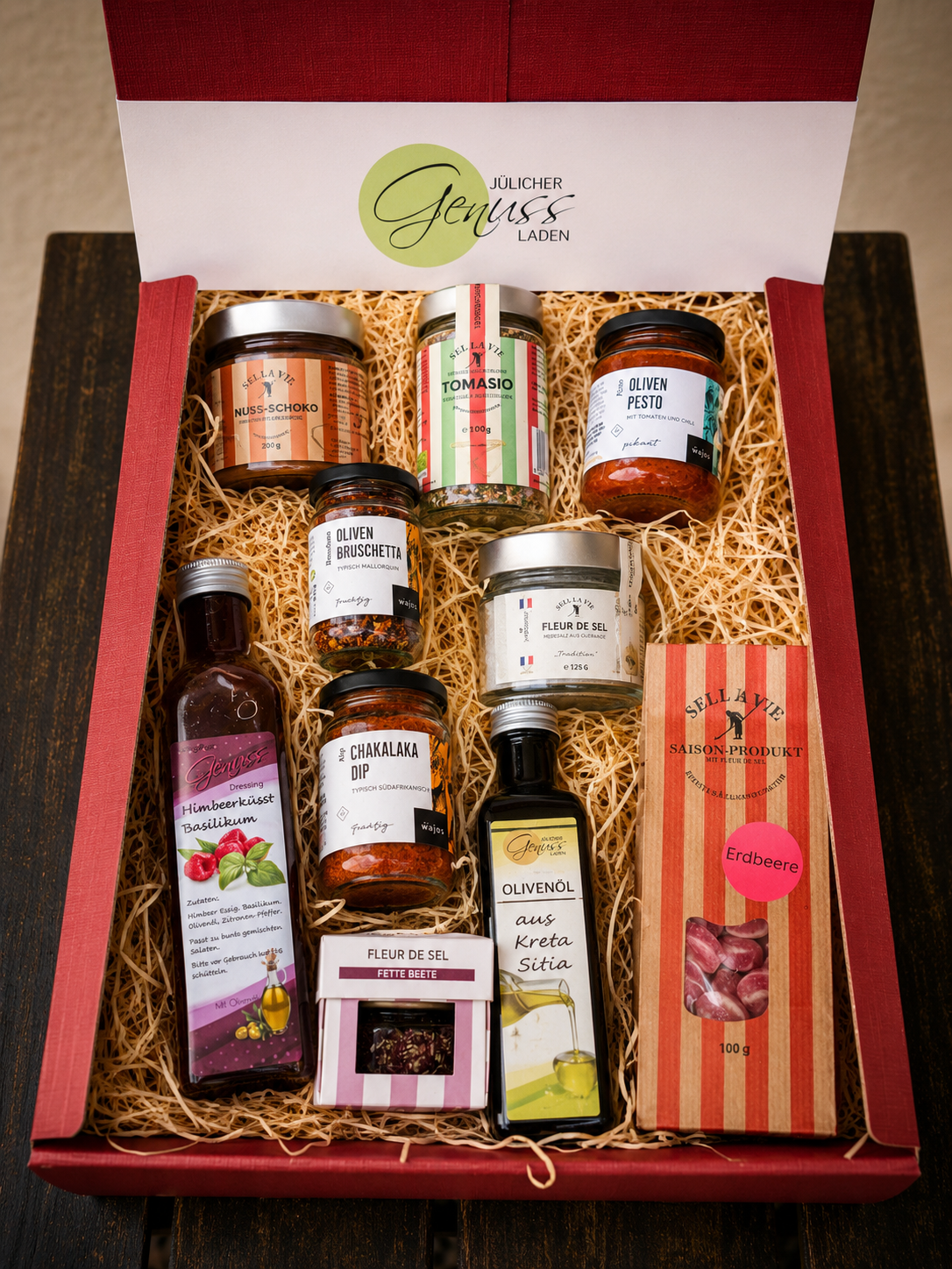 Geschenk einfach so – Feinkost Geschenkbox für Genießer