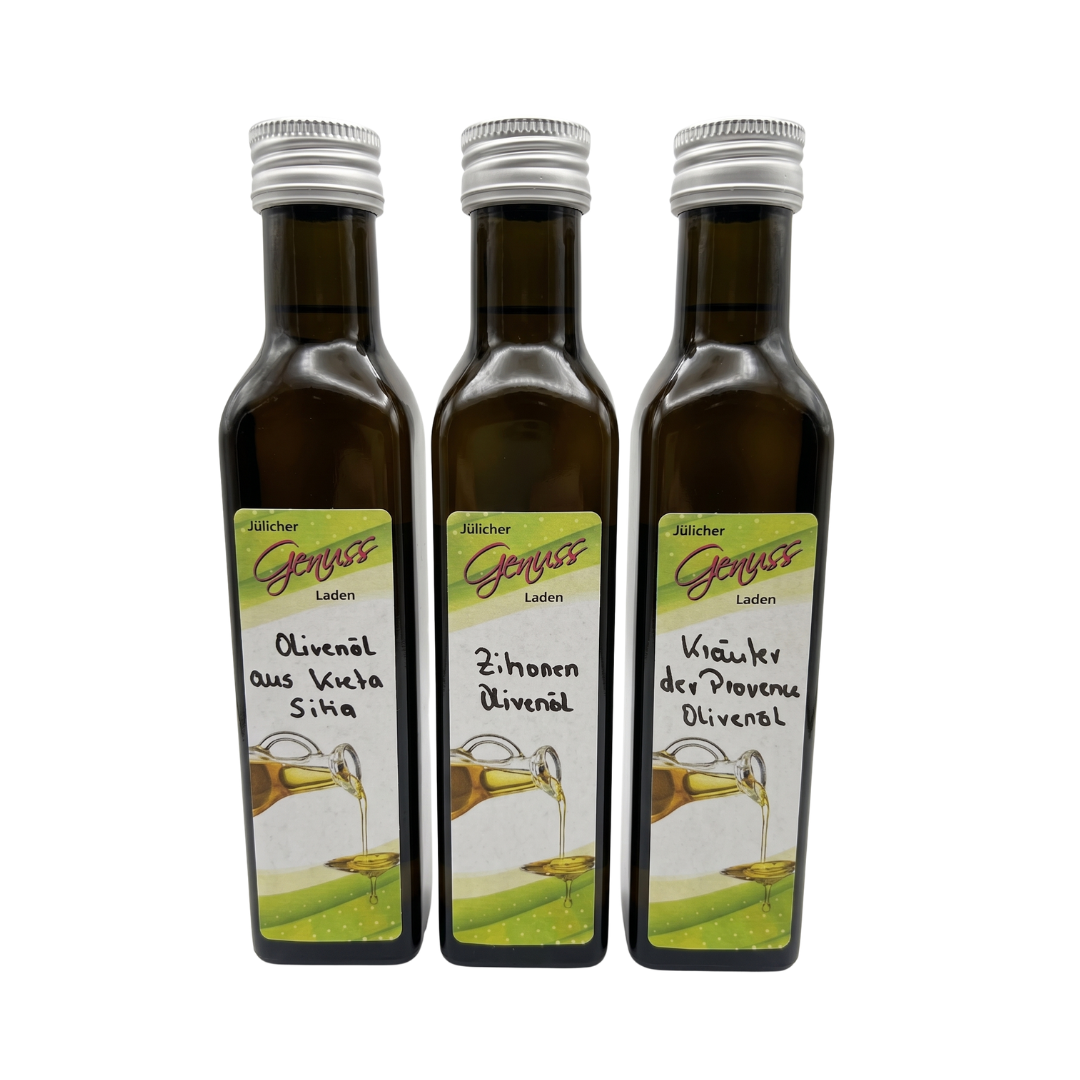 Bestseller Öl Trio – Unsere 3 beliebtesten Sorten (3x 250 ml)