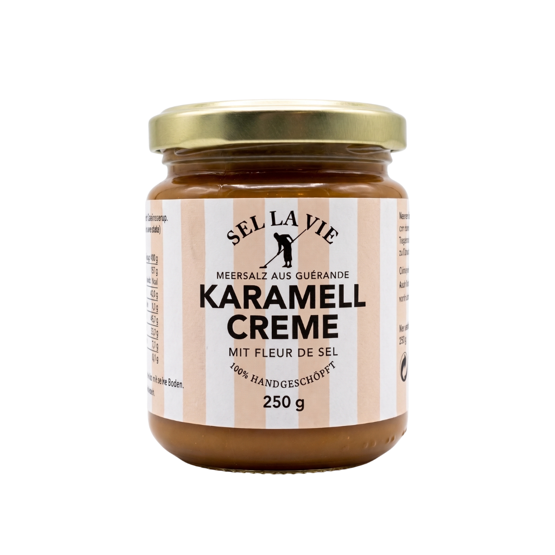 Karamell Creme mit Fleur de Sel von Sellavie
