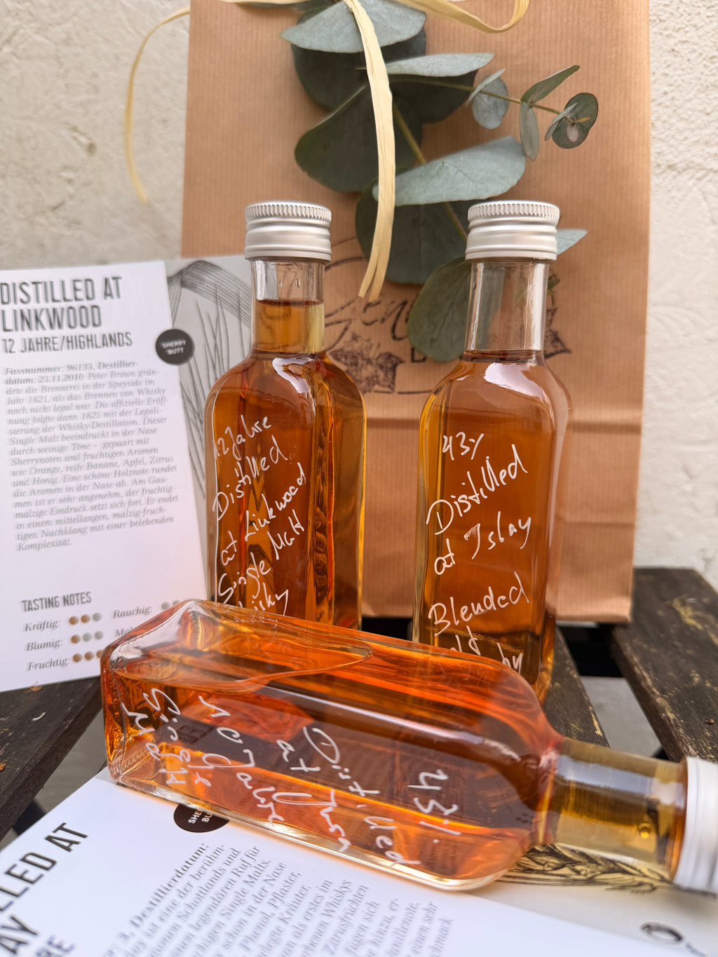 Whisky Tasting Set – 3 Charaktere Schottlands (Jura · Linkwood · Islay)