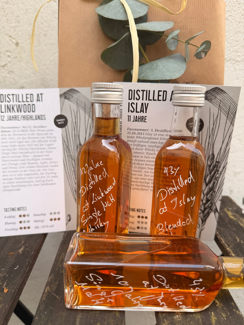 Whisky Tasting Set – 3 Charaktere Schottlands (Jura · Linkwood · Islay)