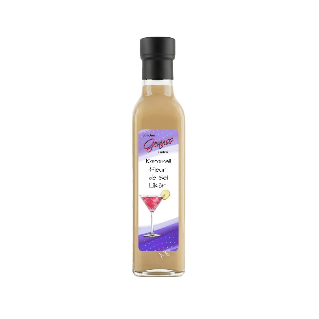 Karamell-Fleur de Sel Likör