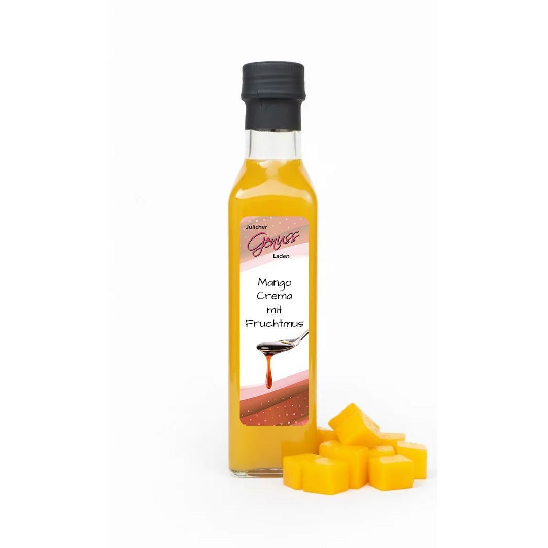 Mango Crema mit Fruchtmus_