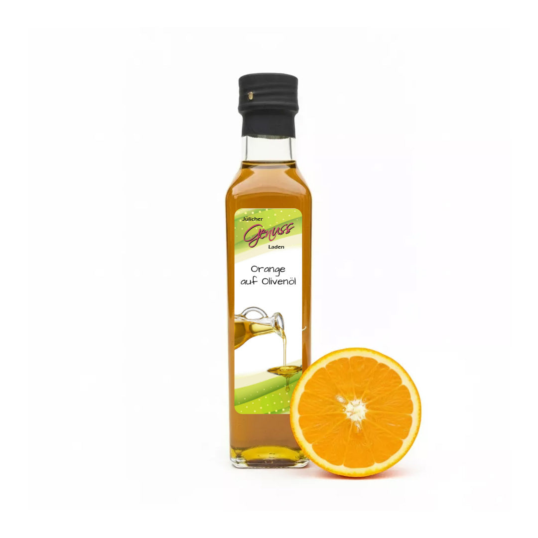 Orange auf Olivenöl