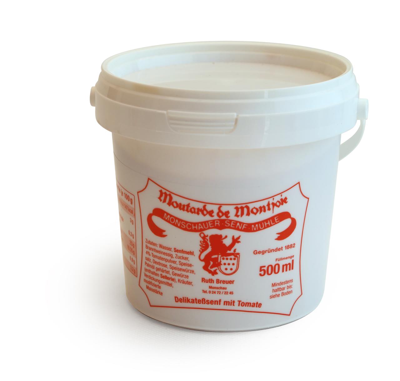 Monschauer Senf Tomate 500 ml Nachfülleimer