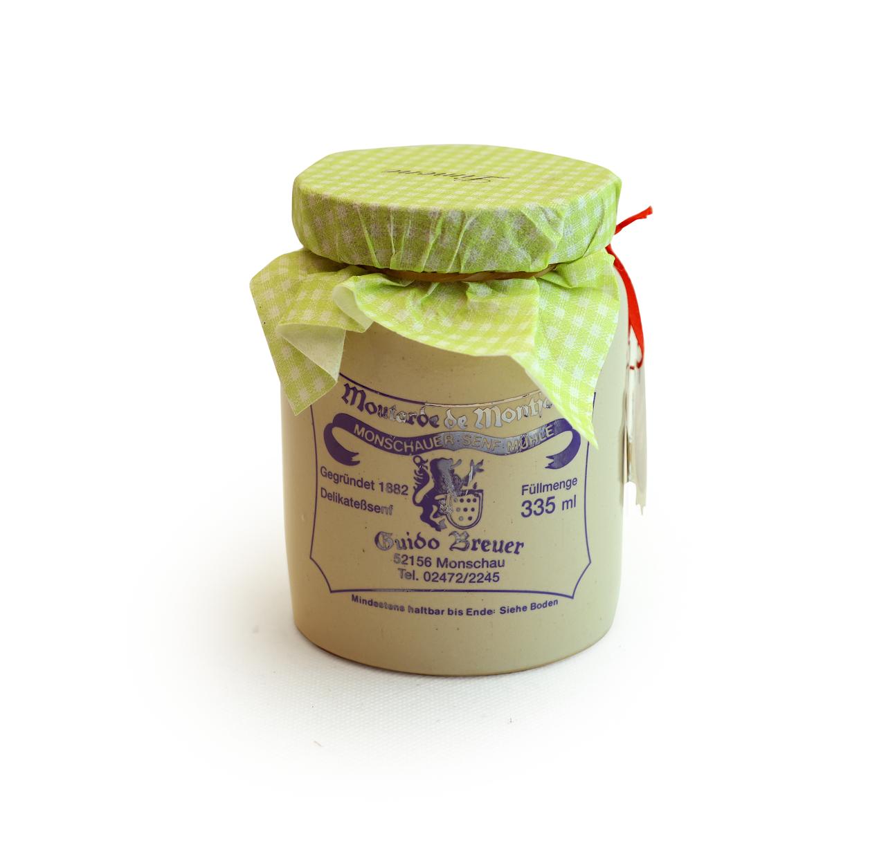 Monschauer Senf Limone 335 ml Steintopf