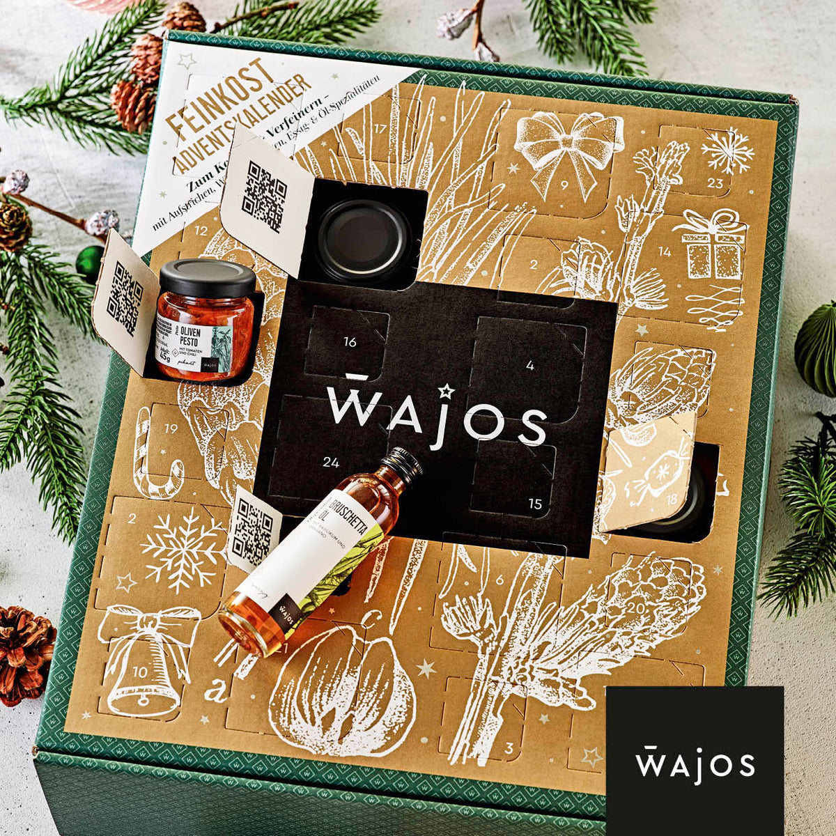 Gourmet- und Gewürz-Adventskalender 2026 von Wajos